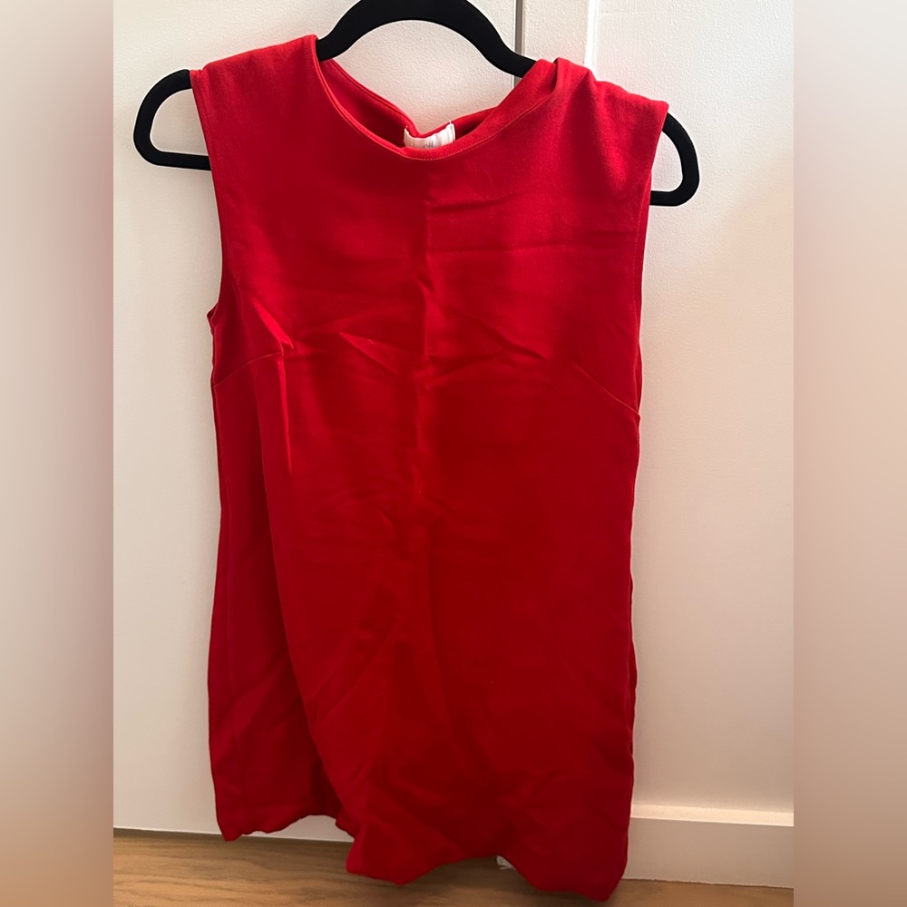 Sleeveless Red Top